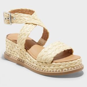 TARGET Universal Threads Kayla Woven Wedge Sandals